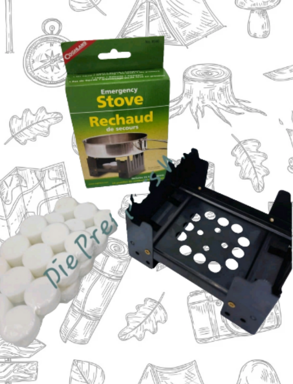 Coghlan's Emergency Stove Includes 24 Fuel Tablets