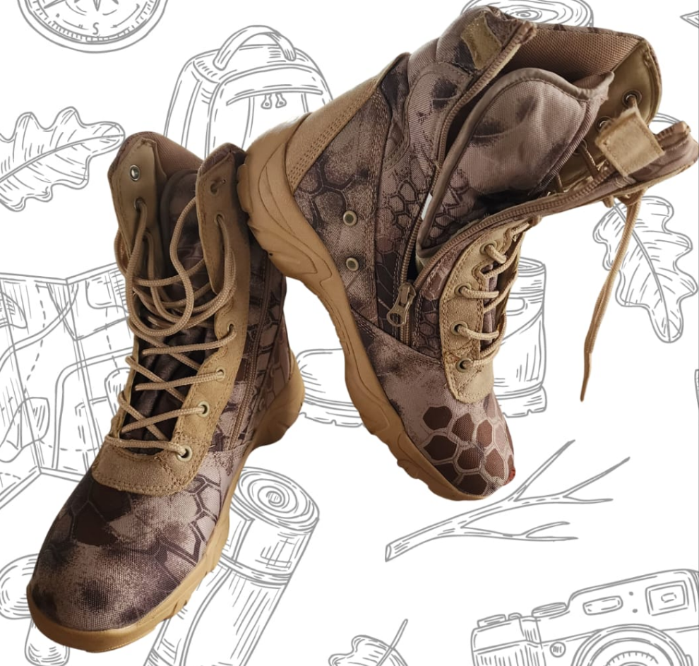 Tactical Boots Snake Skin