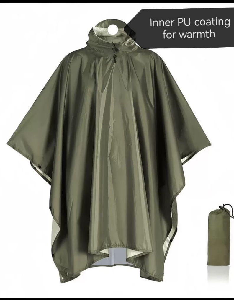 Poncho with PU Coating
