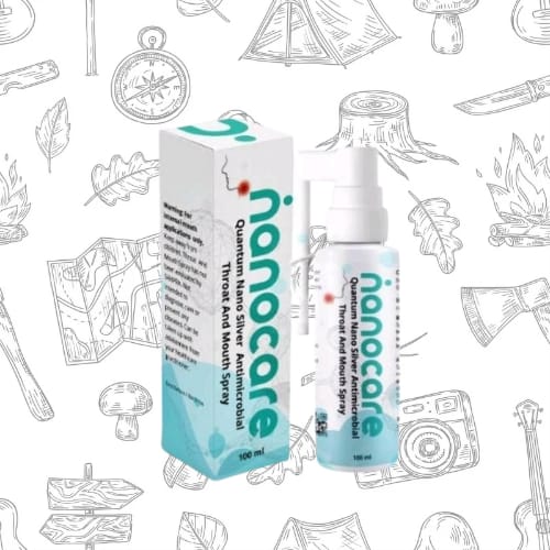 ṅanocare Quantum Nano Silver Antimicrobial Throat and Mouth Spray 100ml