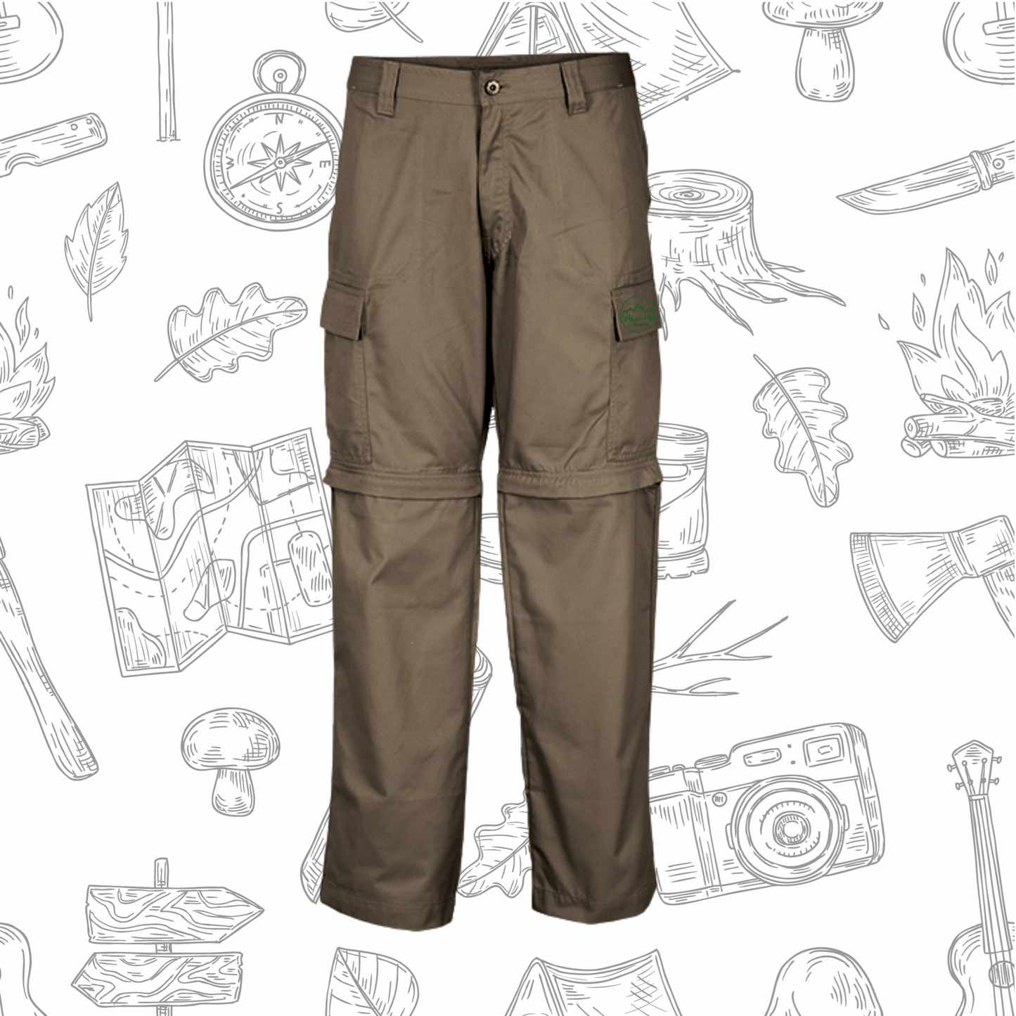 Oliver Zip Off Cargo Pants Mens (B)