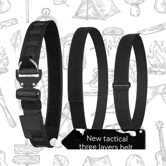 Tactical 3-Layers Belt