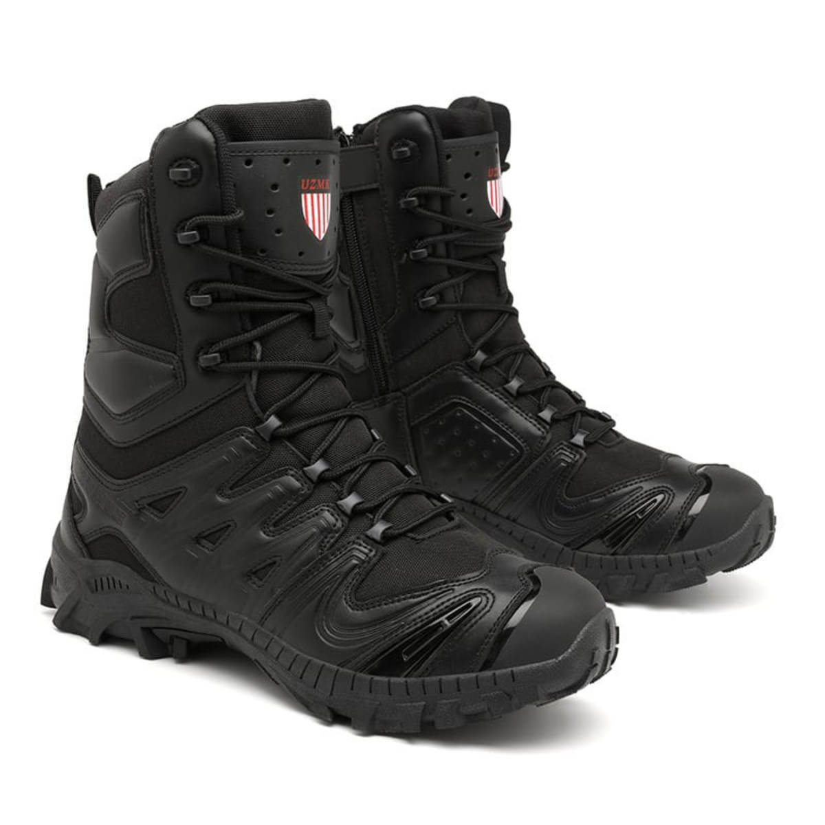 ESDY UZMK DF0726 AS33, a high-top military and tactical boots