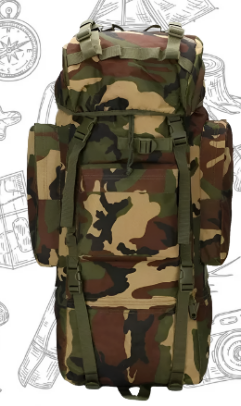 Bug out Bag 65L with Frame