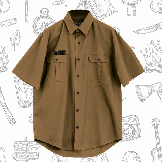 Preppers Plain Bush Shirt Mens