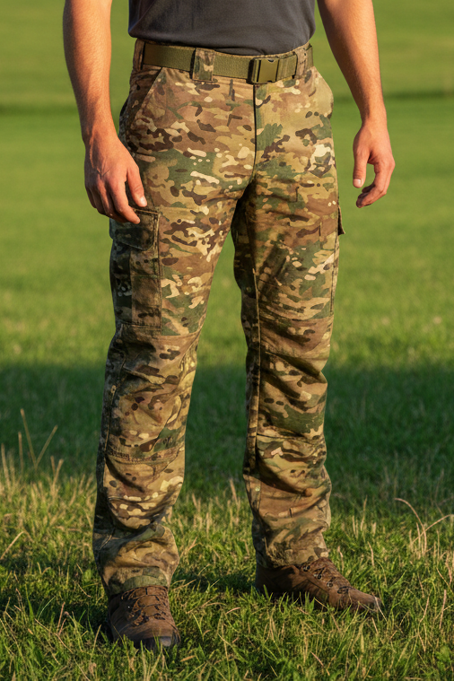 Cargo Canvas Men Pants (V)
