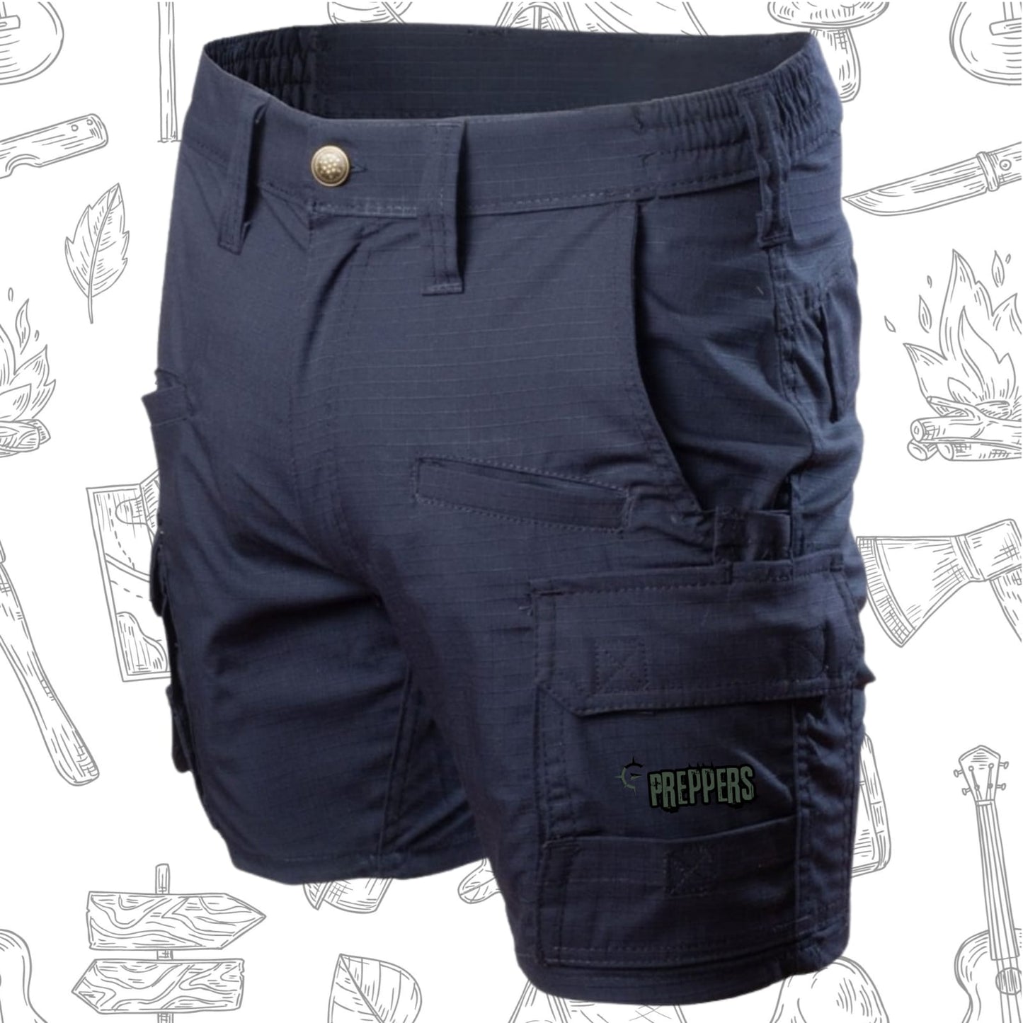 Preppers Tactic Cargo Shorts 14cm