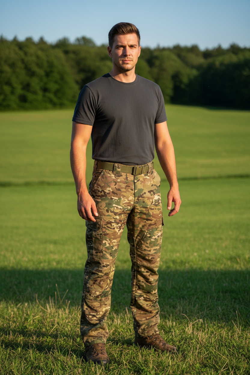 Cargo Canvas Men Pants (V)