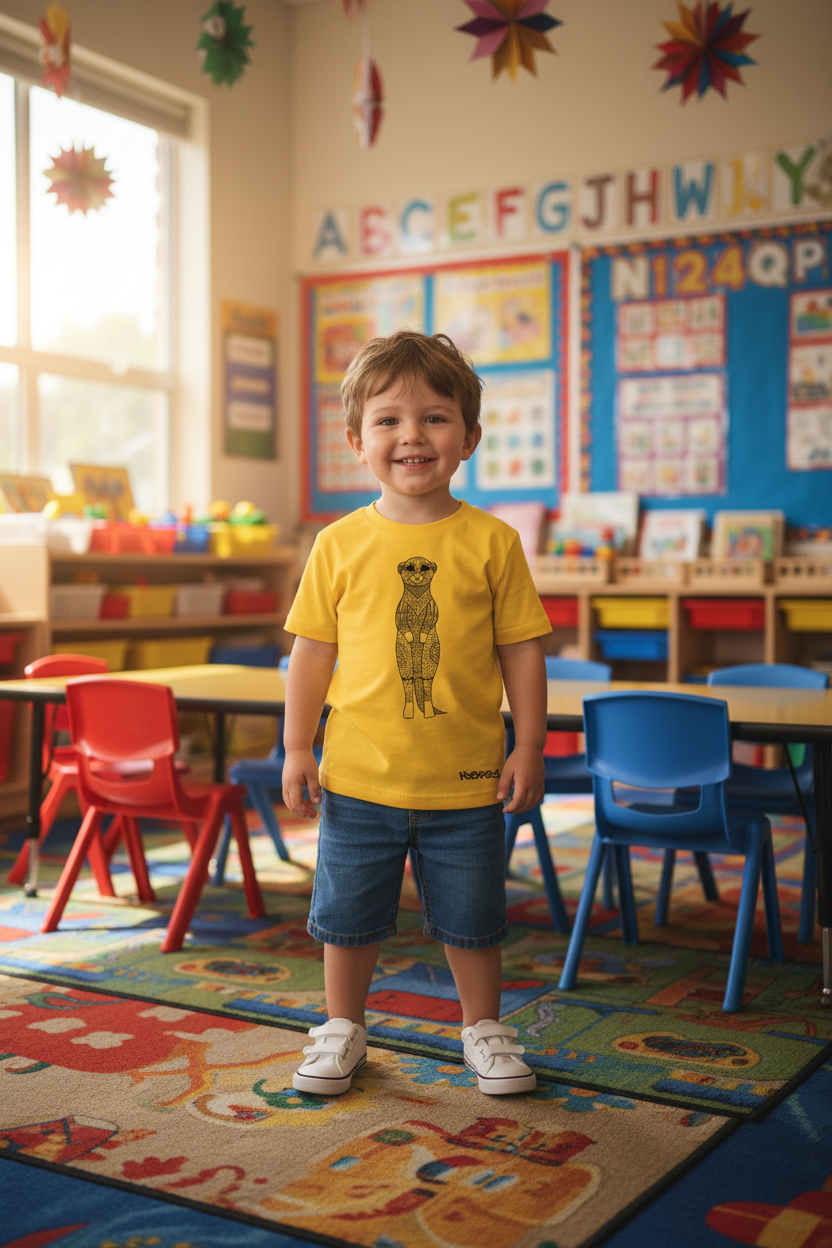 145g Crew Neck T-Shirt Kiddies(B)