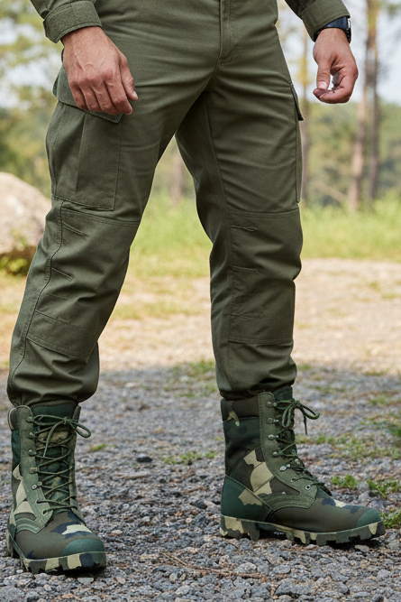 Boots - Green Camo