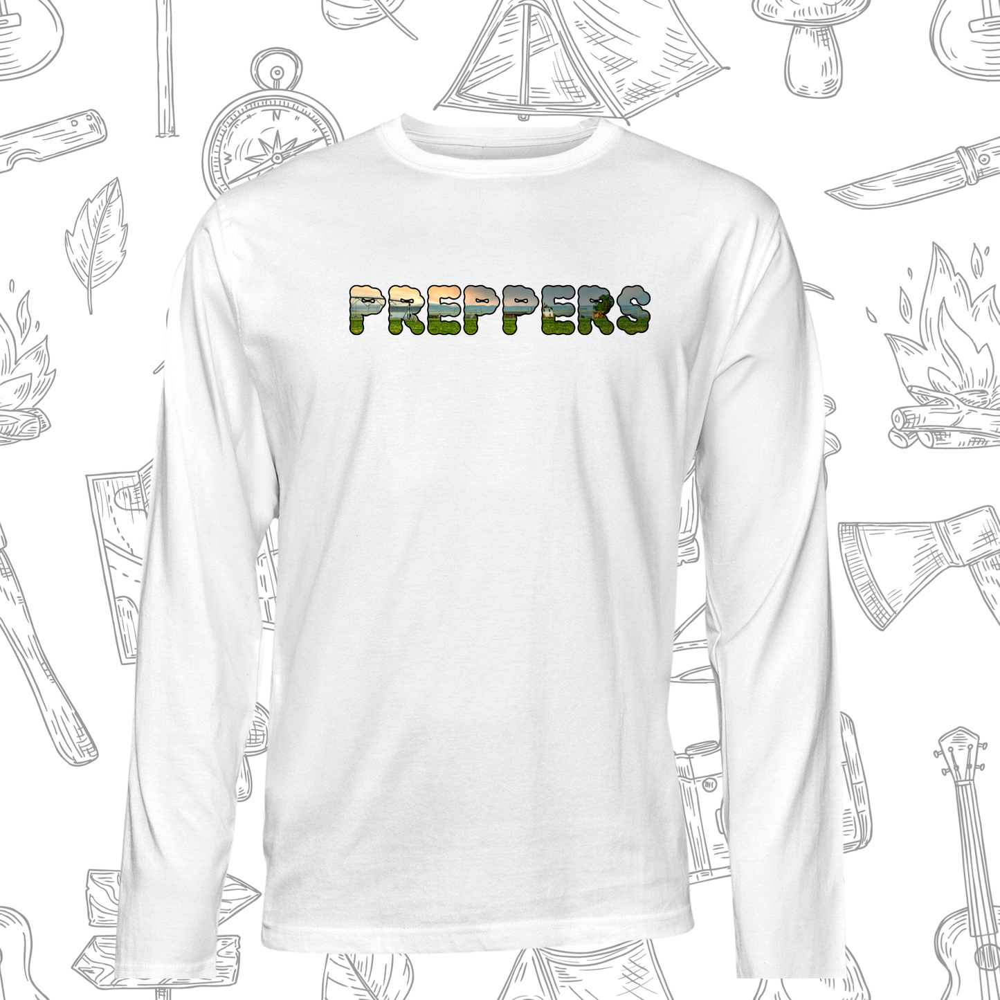 Preppers Long Sleeve Farm T-Shirt