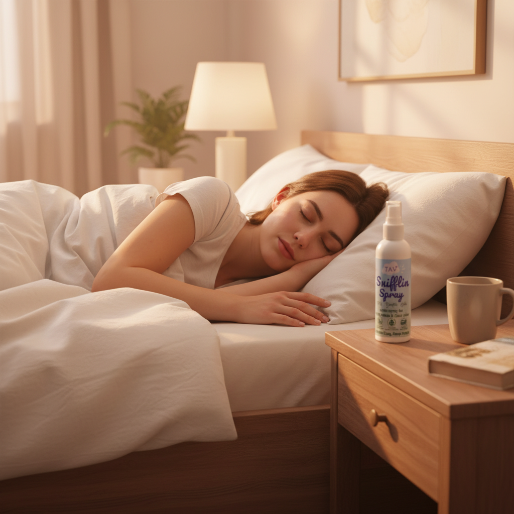 Snifflin sinus/snore spray
