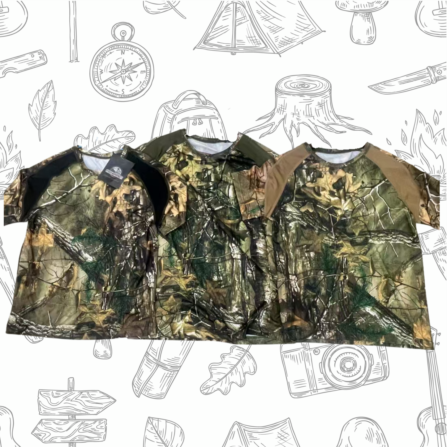 Short- Sleeve Camouflage Hunting shirt