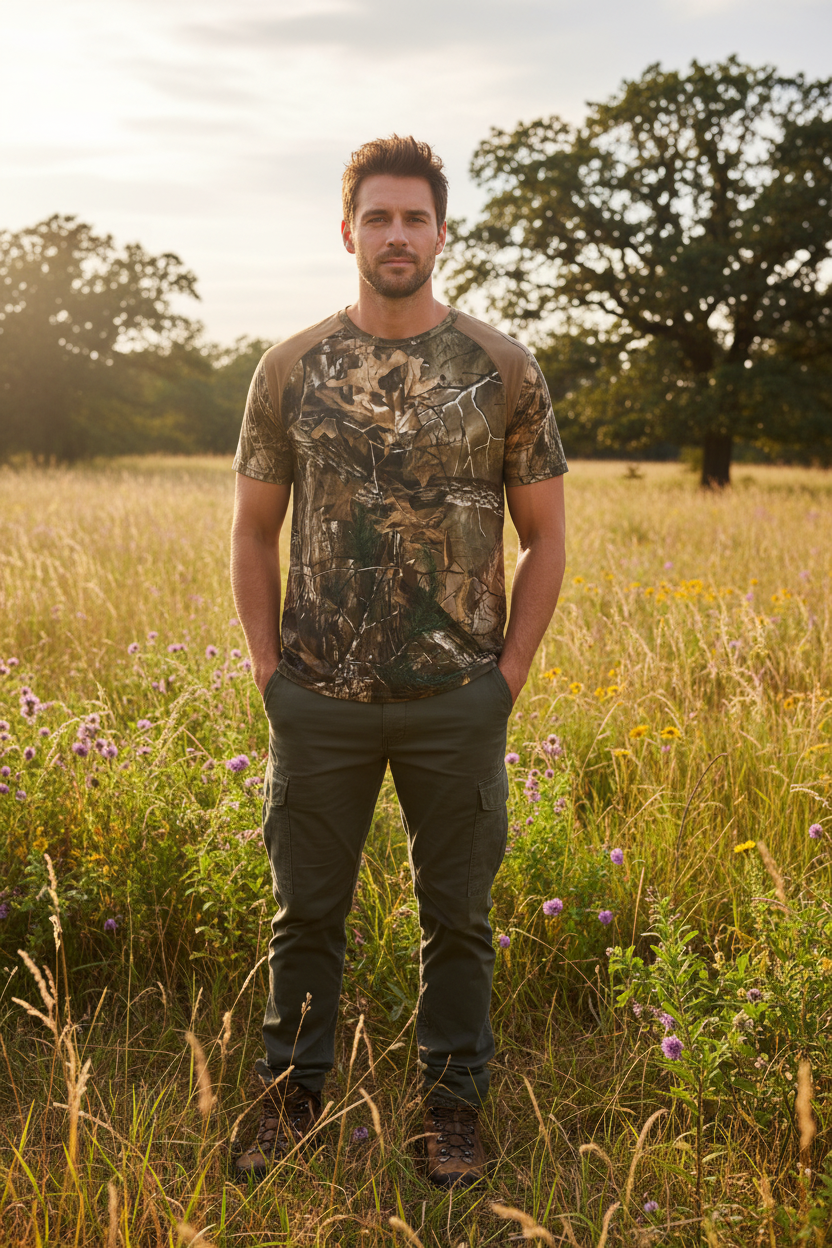 Short- Sleeve Camouflage Hunting shirt
