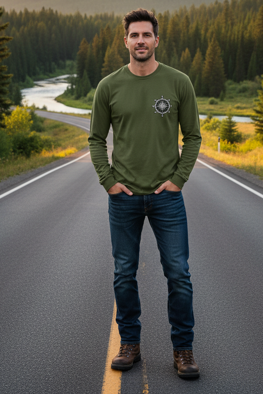 170g Long Sleeve T-Shirt 100% Cotton (B)