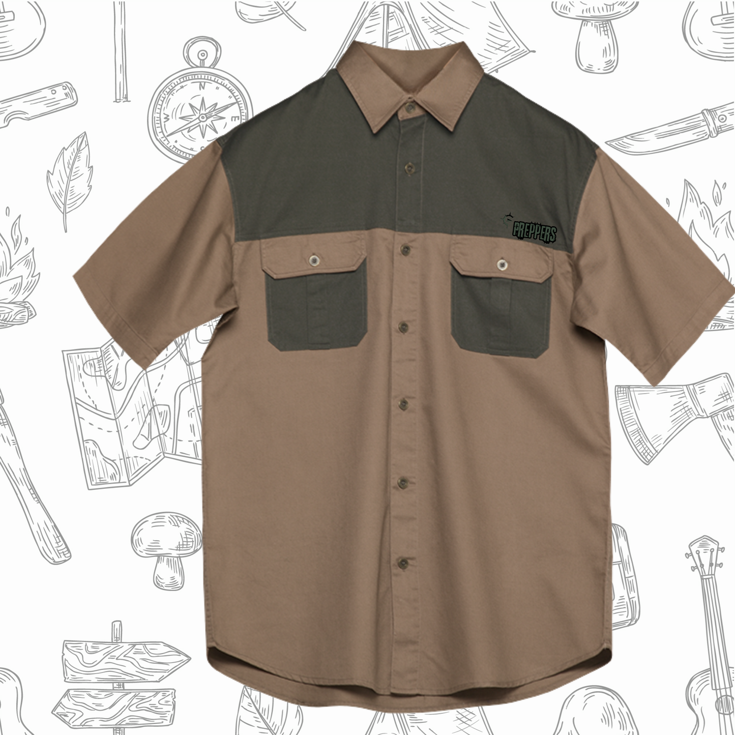 Preppers Two Tone Bush Shirt
