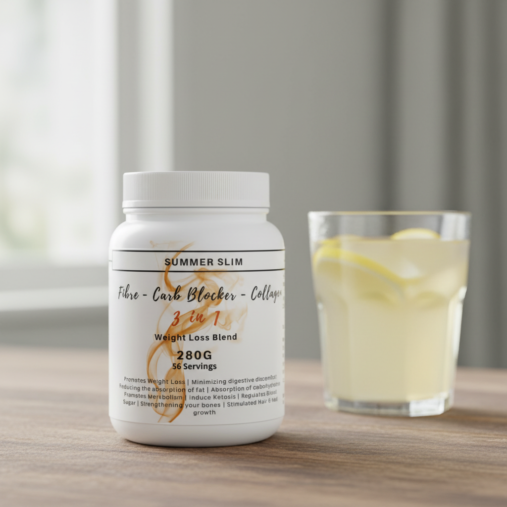 Summer Slim, Fibre, Carb Blocker, Collagen 3 - 1, 280g (56 Servings)
