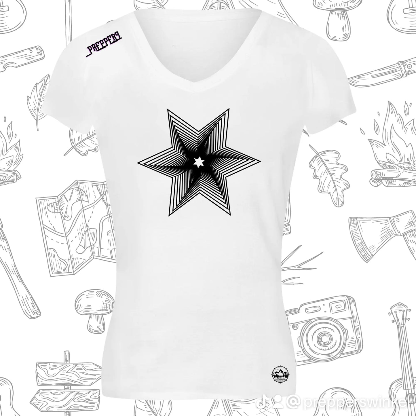 Preppers Star ladies T - Shirt