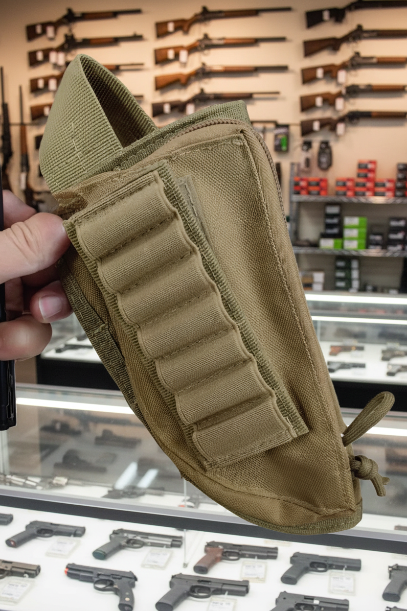 Tactical Butt Stock Pouch Shotgun Rifle Cheek Rest Pad Shell Ammo Holder Pocket