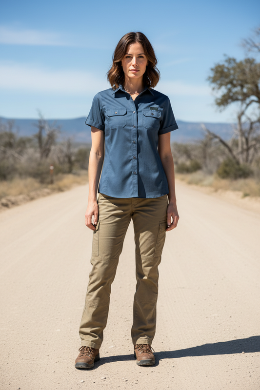 Plain Bush Shirt Ladies b