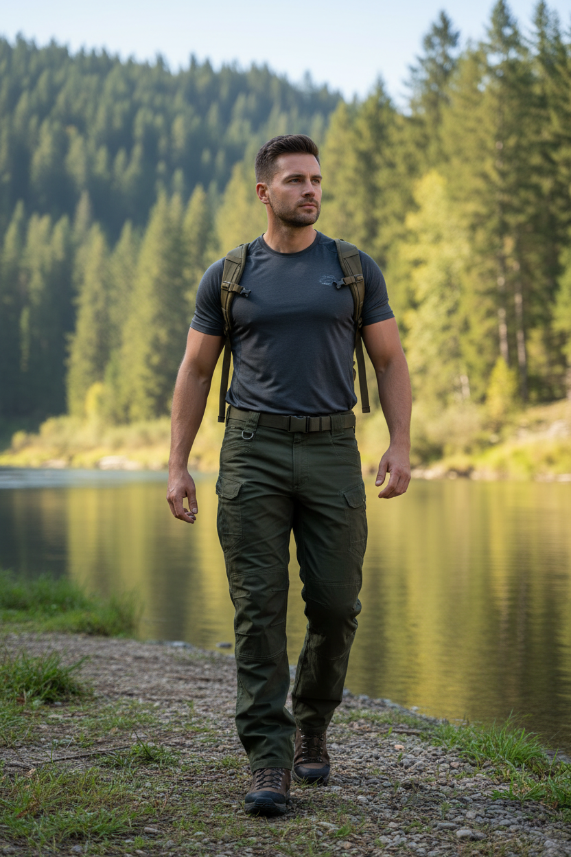 Silver Knight Cargo Mens Pants (V)