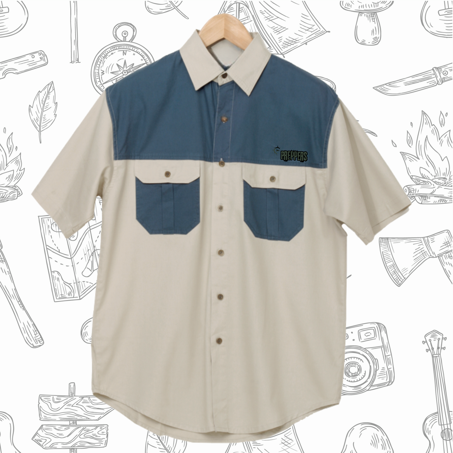 Preppers Two Tone Bush Shirt
