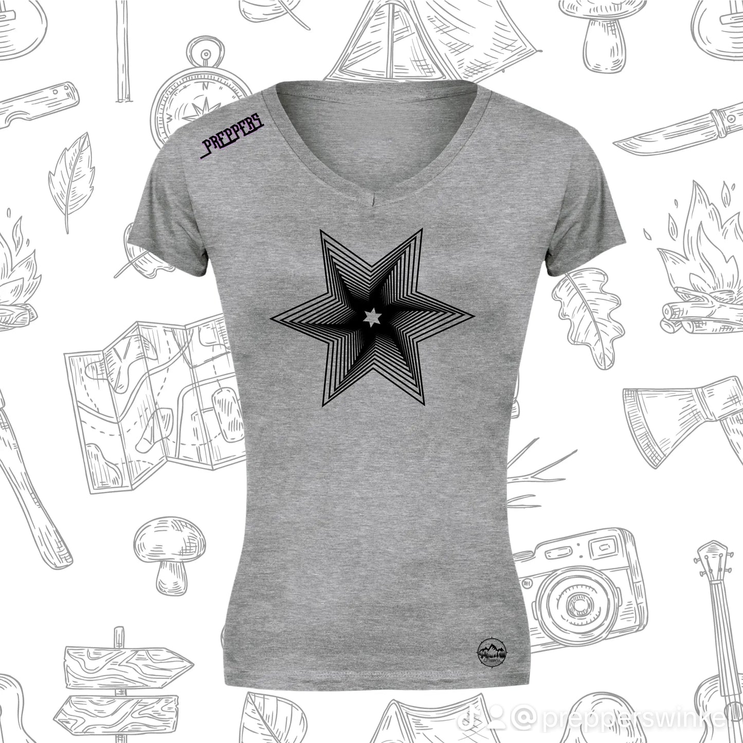 Preppers Star ladies T - Shirt