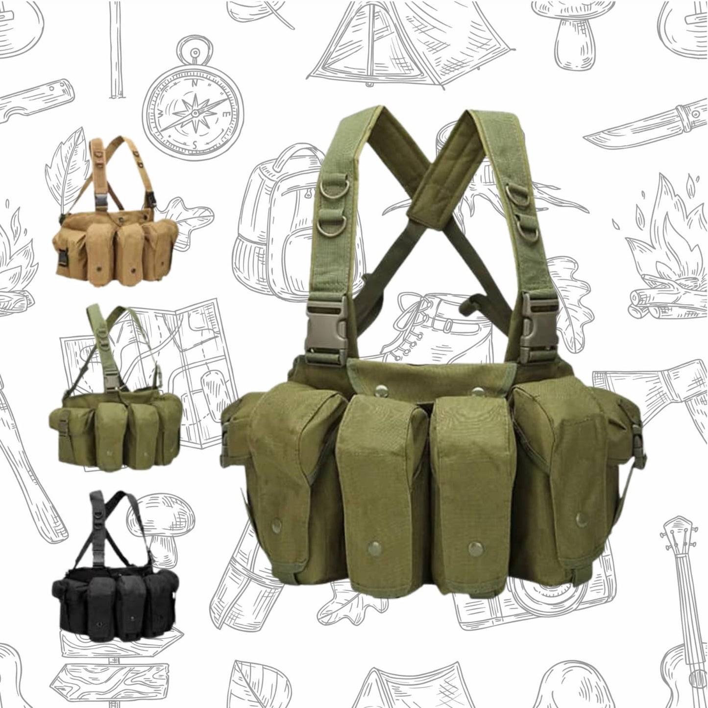 Multi-PocketvMagazine Pouch