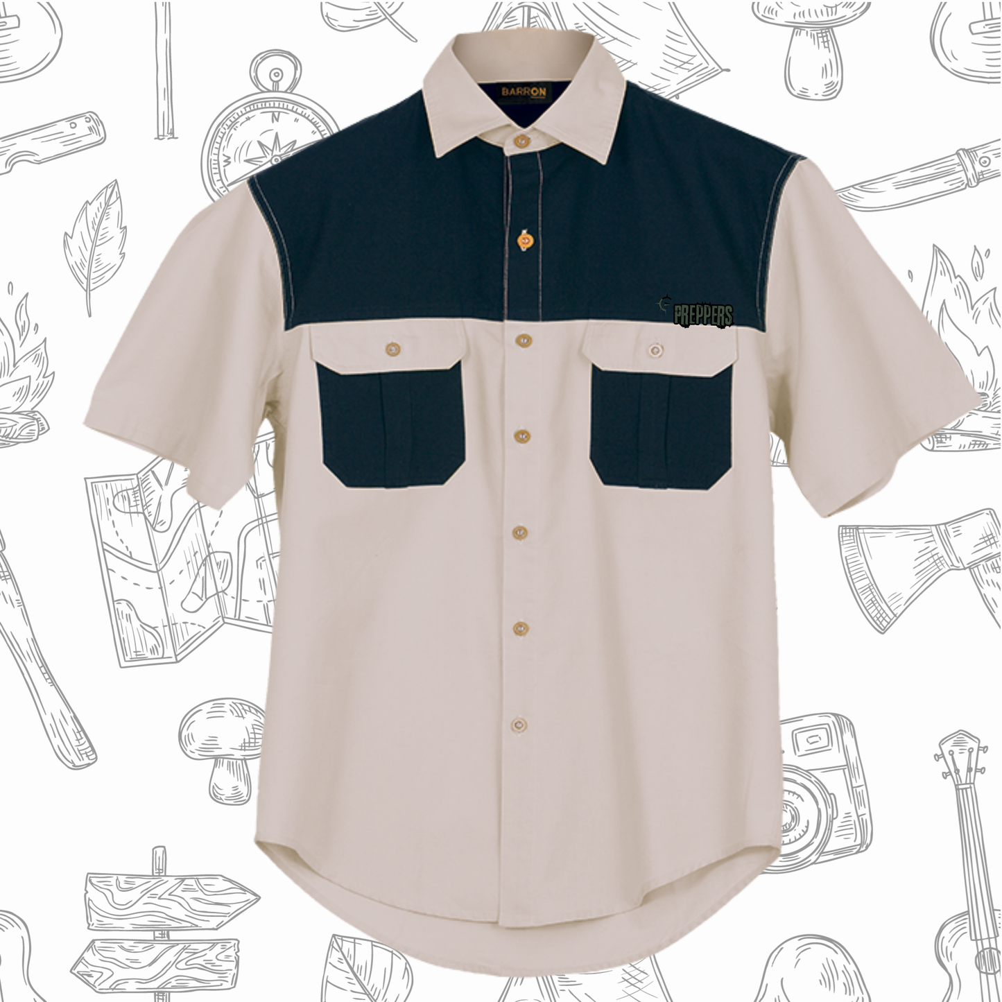 Preppers Two Tone Bush Shirt