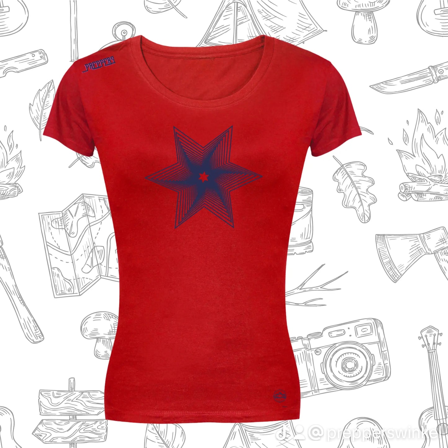 Preppers Star ladies T - Shirt