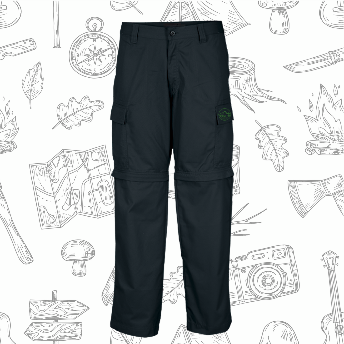 Oliver Zip Off Cargo Pants Mens (B)