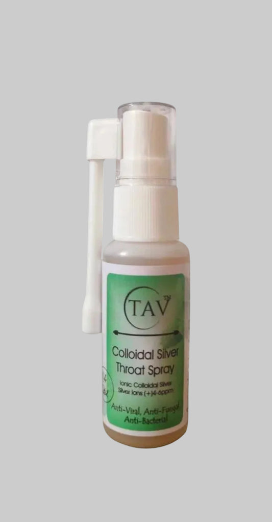 Colloidal silver anti-bacterial throat spray - 30ml
