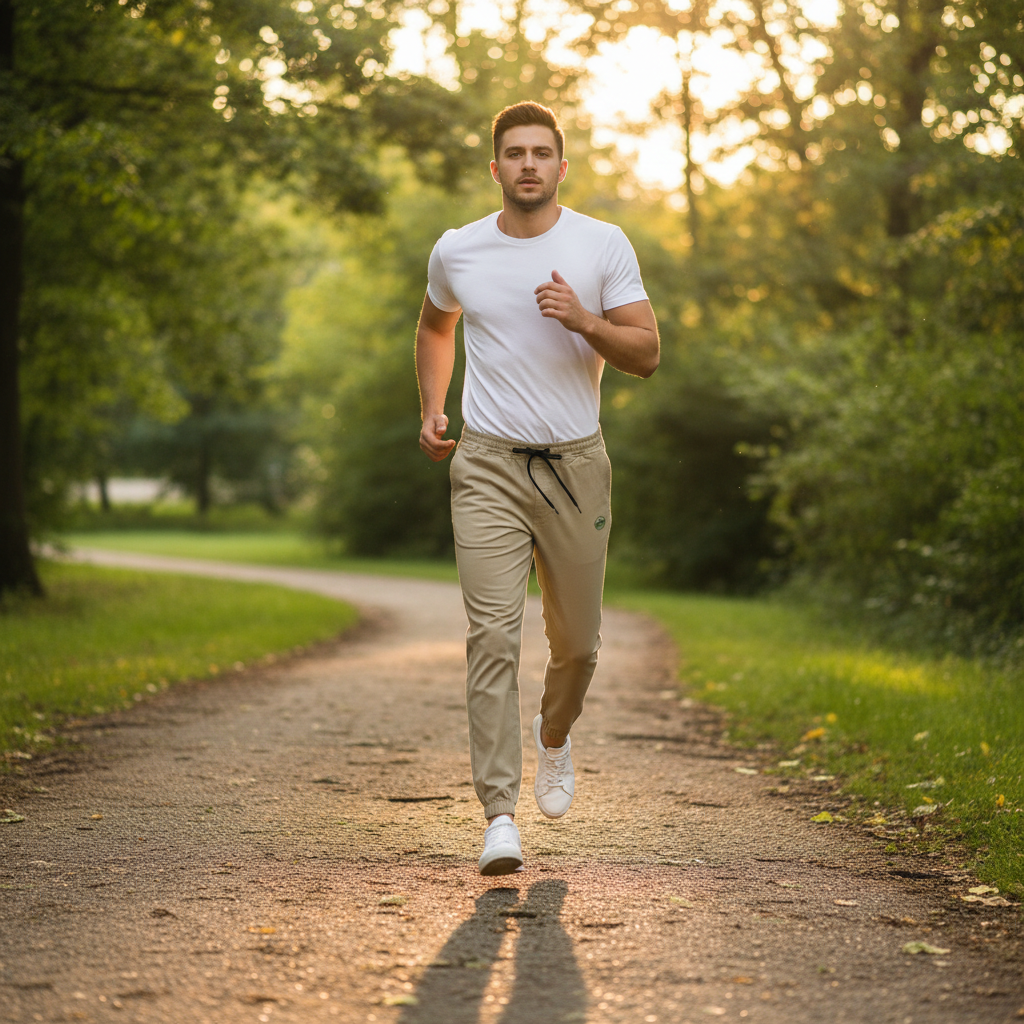 Cuffed Jogger Mens(B)