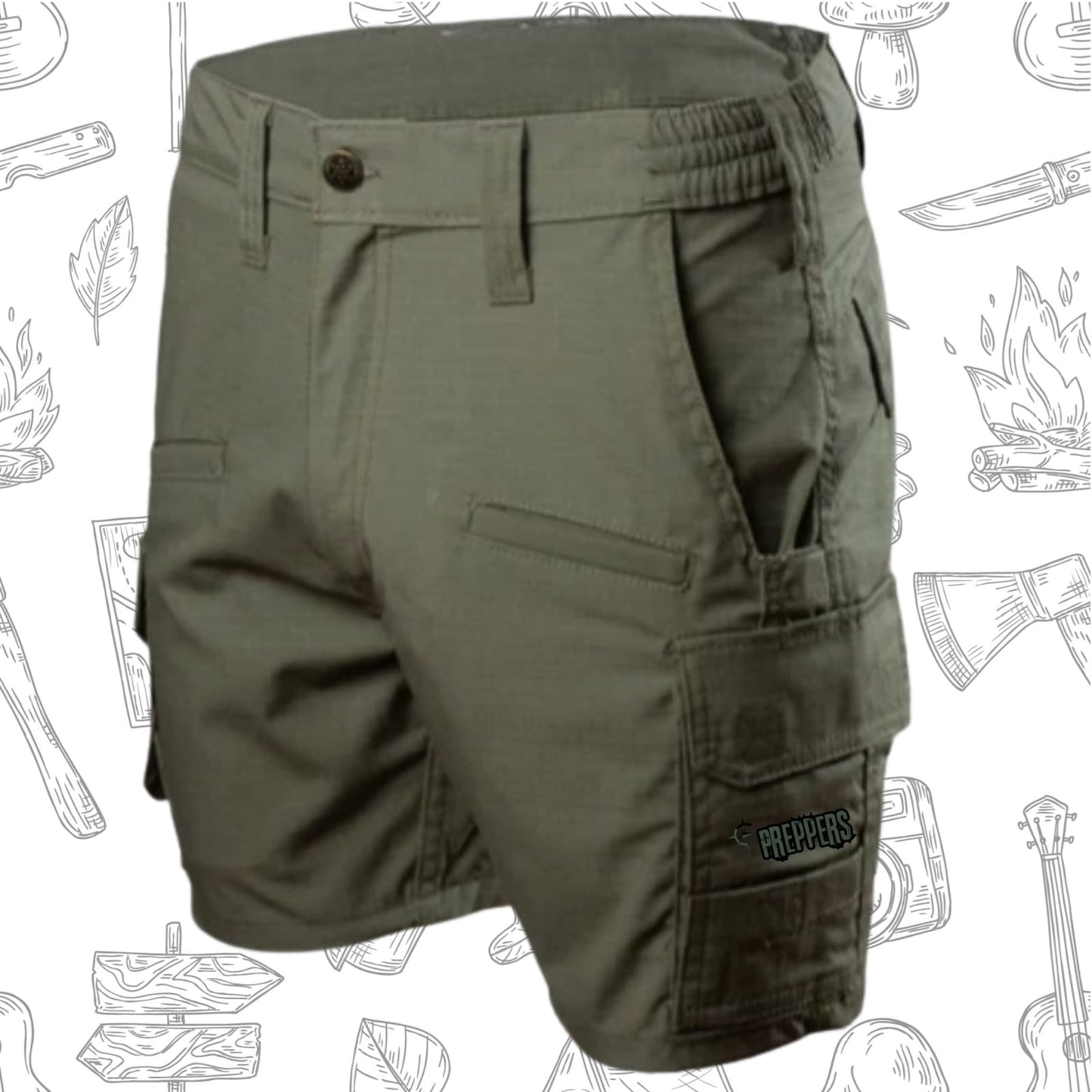 Preppers Tactic Cargo Shorts 14cm