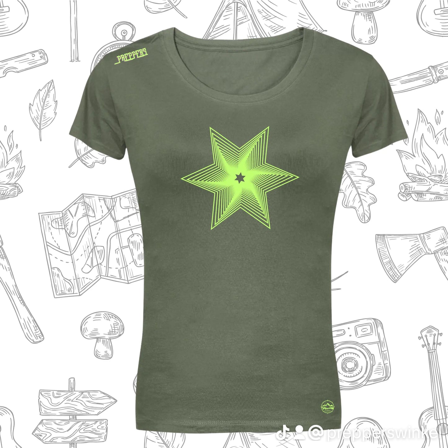 Preppers Star ladies T - Shirt