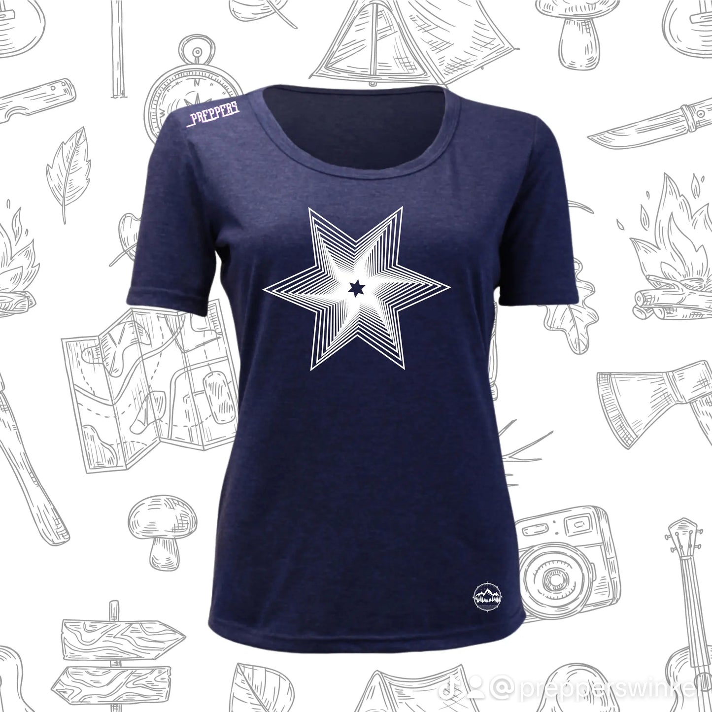 Preppers Star ladies T - Shirt