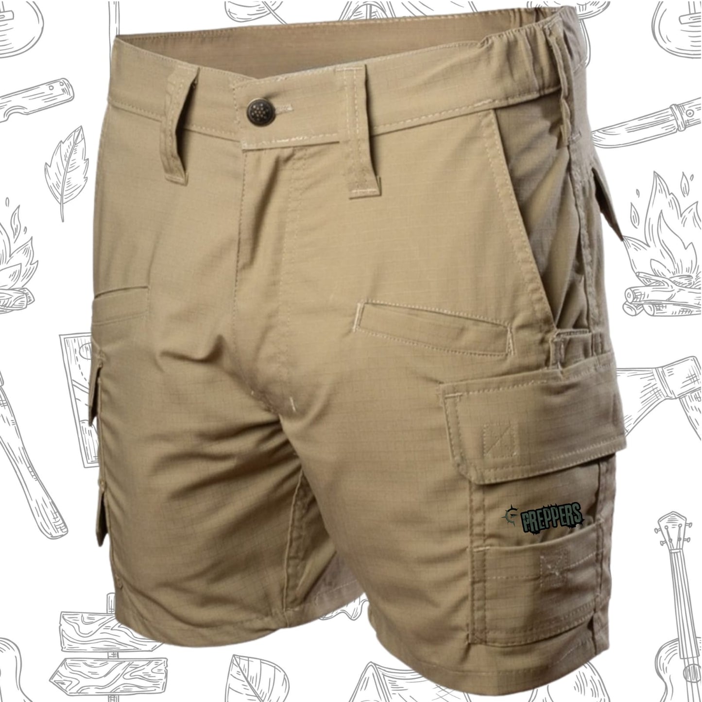 Preppers Tactic Cargo Shorts 14cm