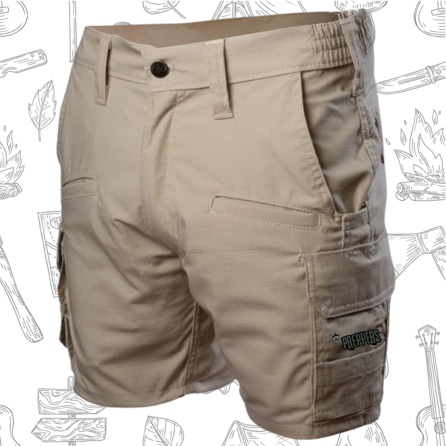 Preppers Tactic Cargo Shorts 14cm