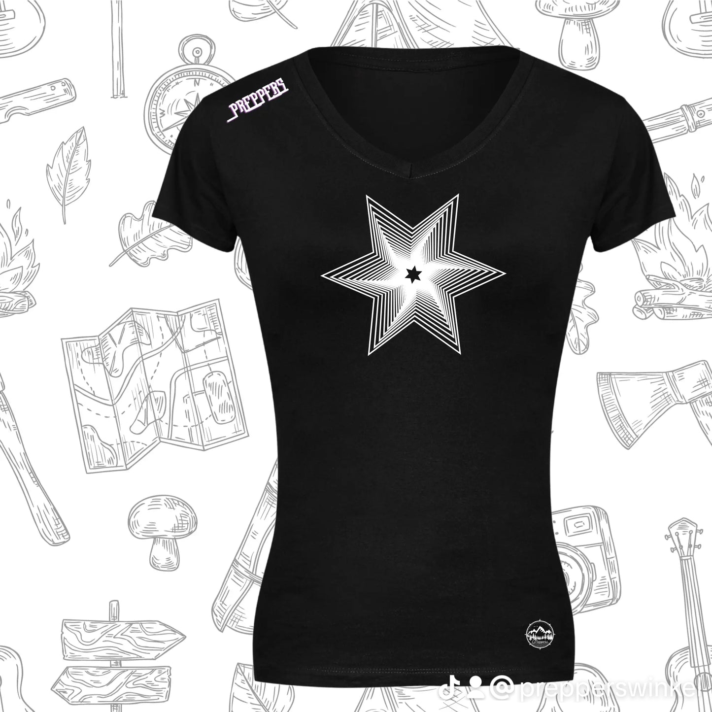 Preppers Star ladies T - Shirt